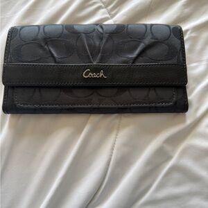 Coach Charcoal Signature Wallet